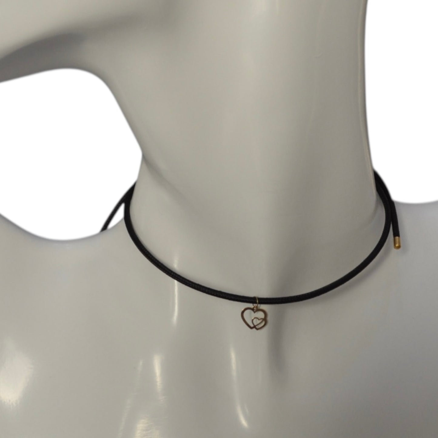 Magnetic Choker with 18K Gold Charm