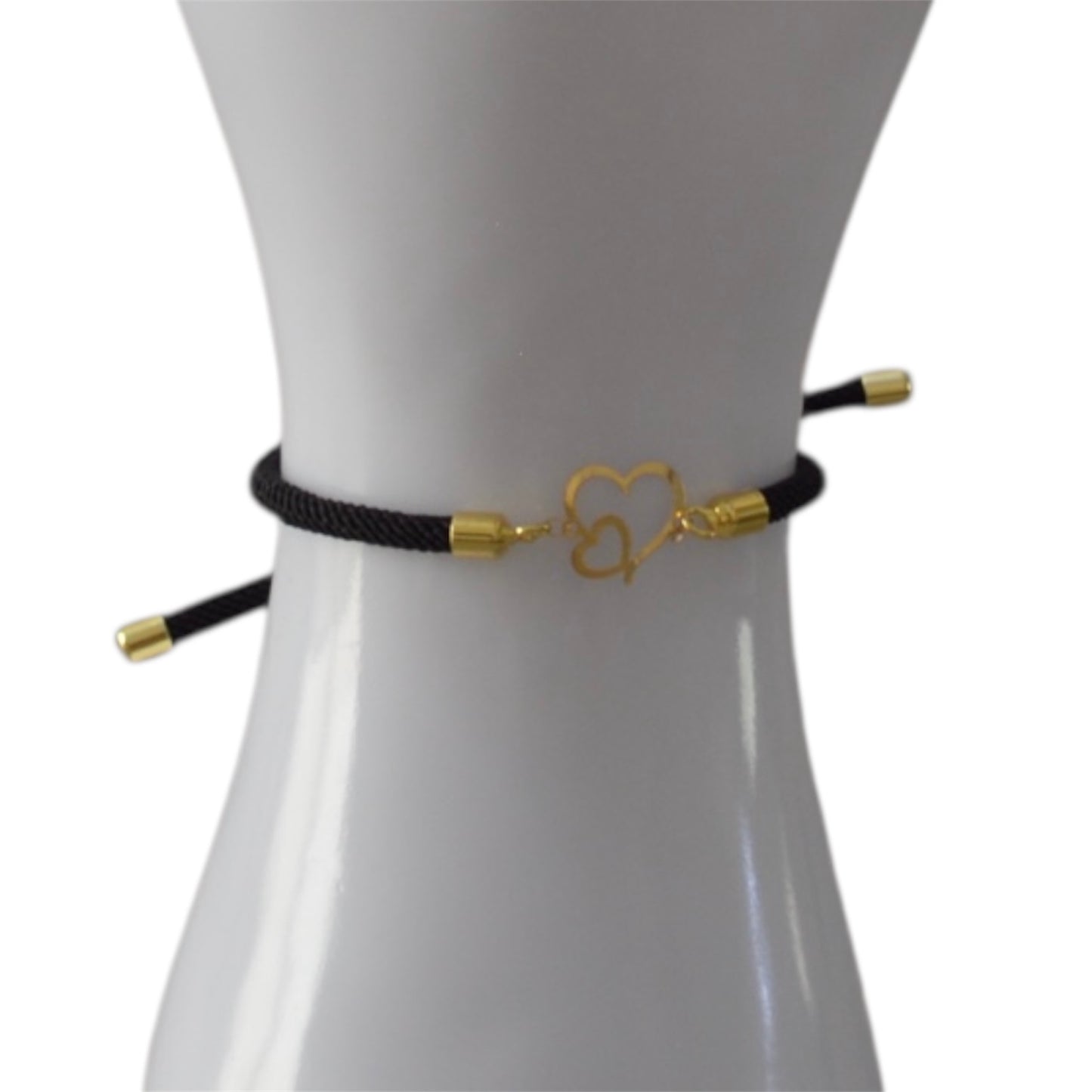 Rope Bracelet with 18K Gold Motif