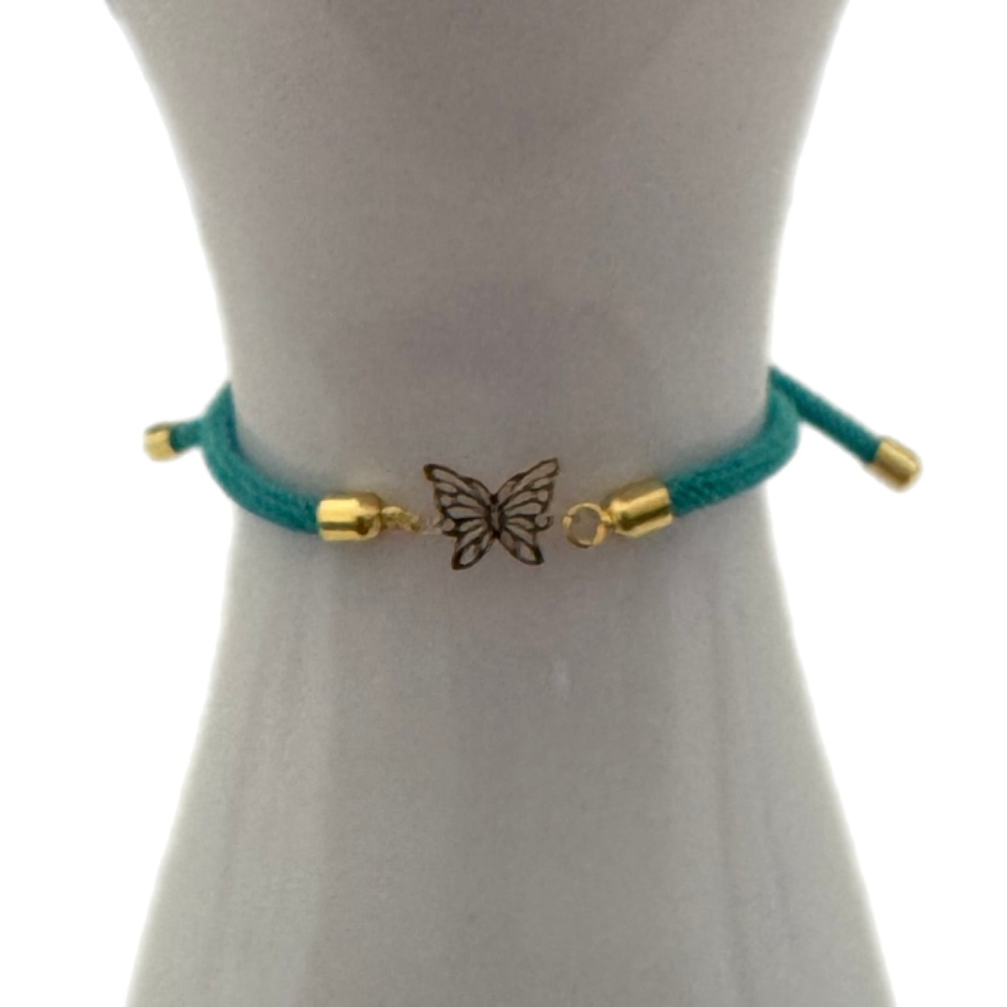 Rope Bracelet with 18K Gold Motif