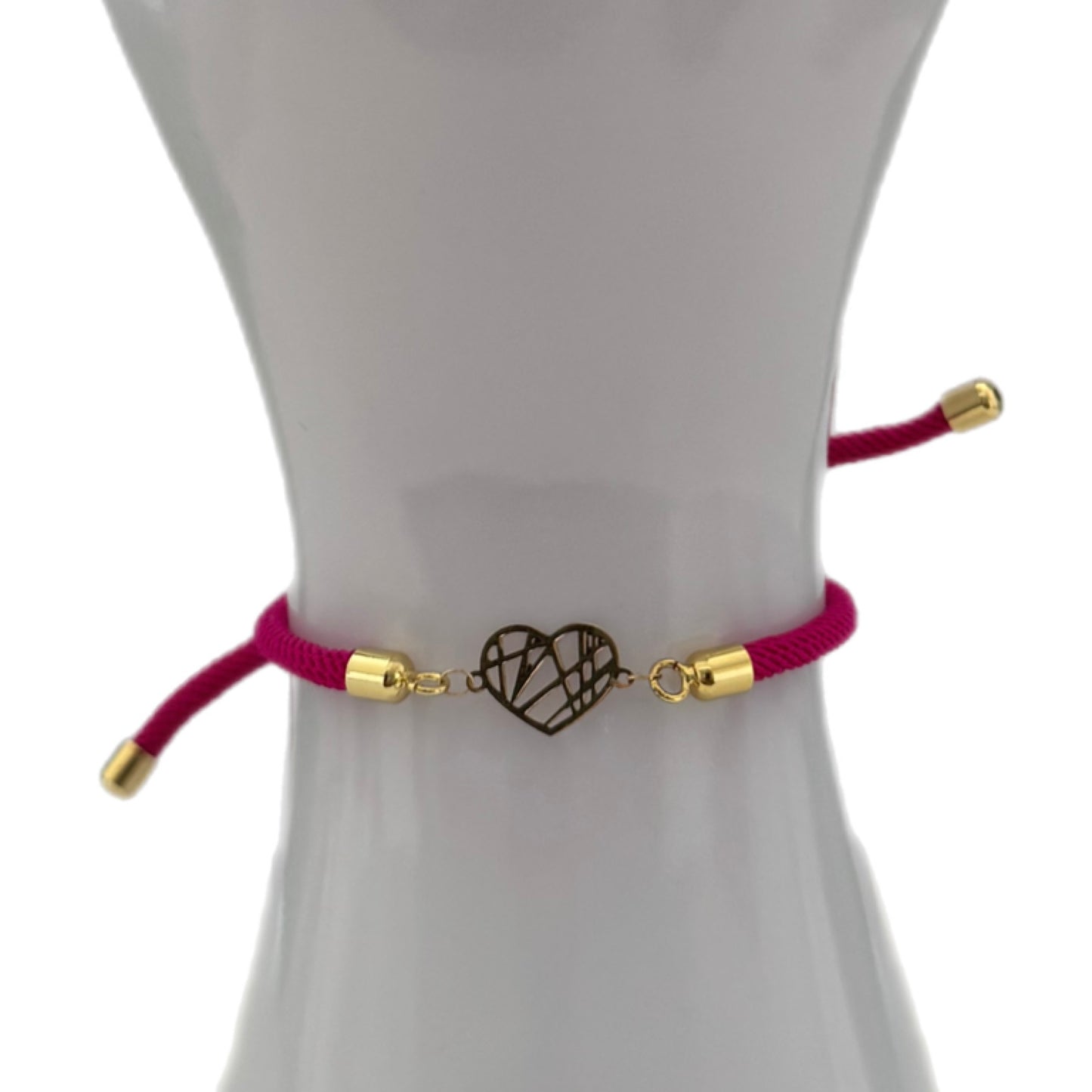 Rope Bracelet with 18K Gold Motif
