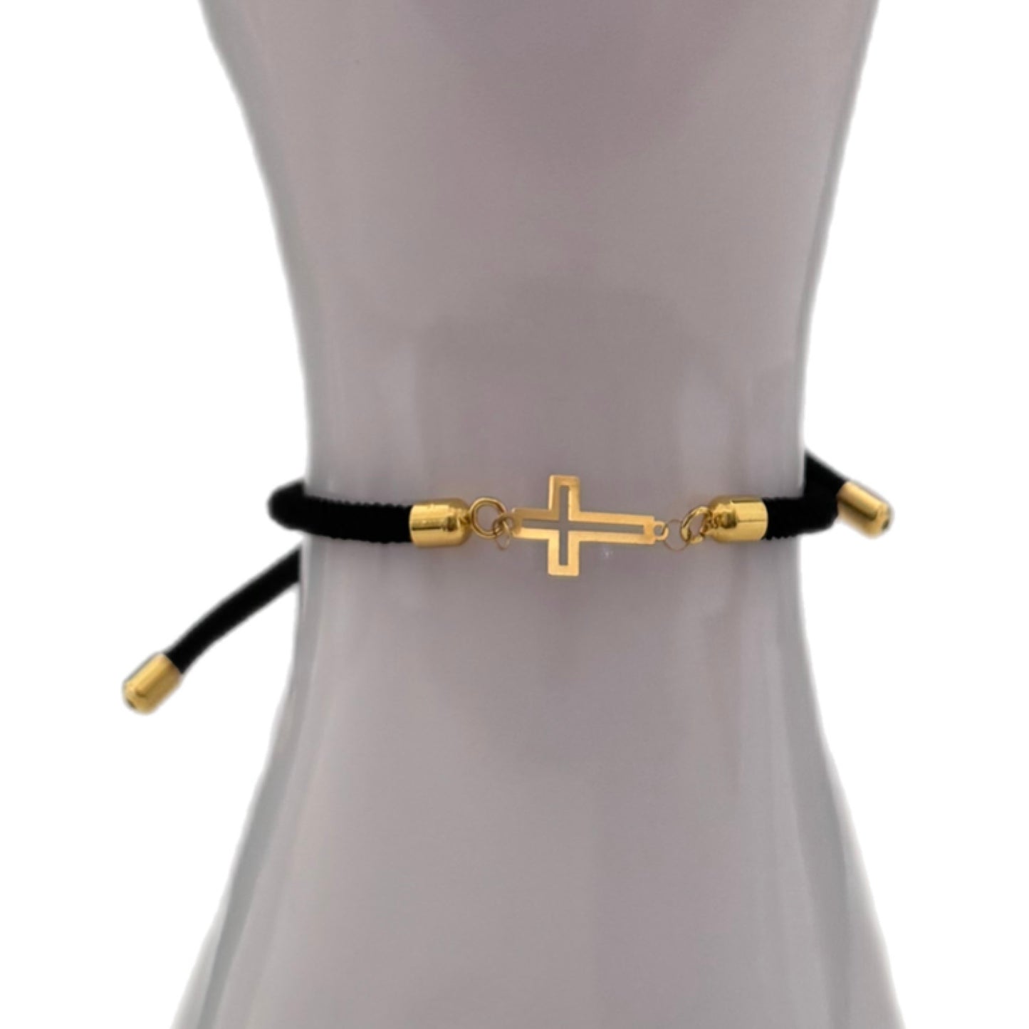 Rope Bracelet with 18K Gold Motif