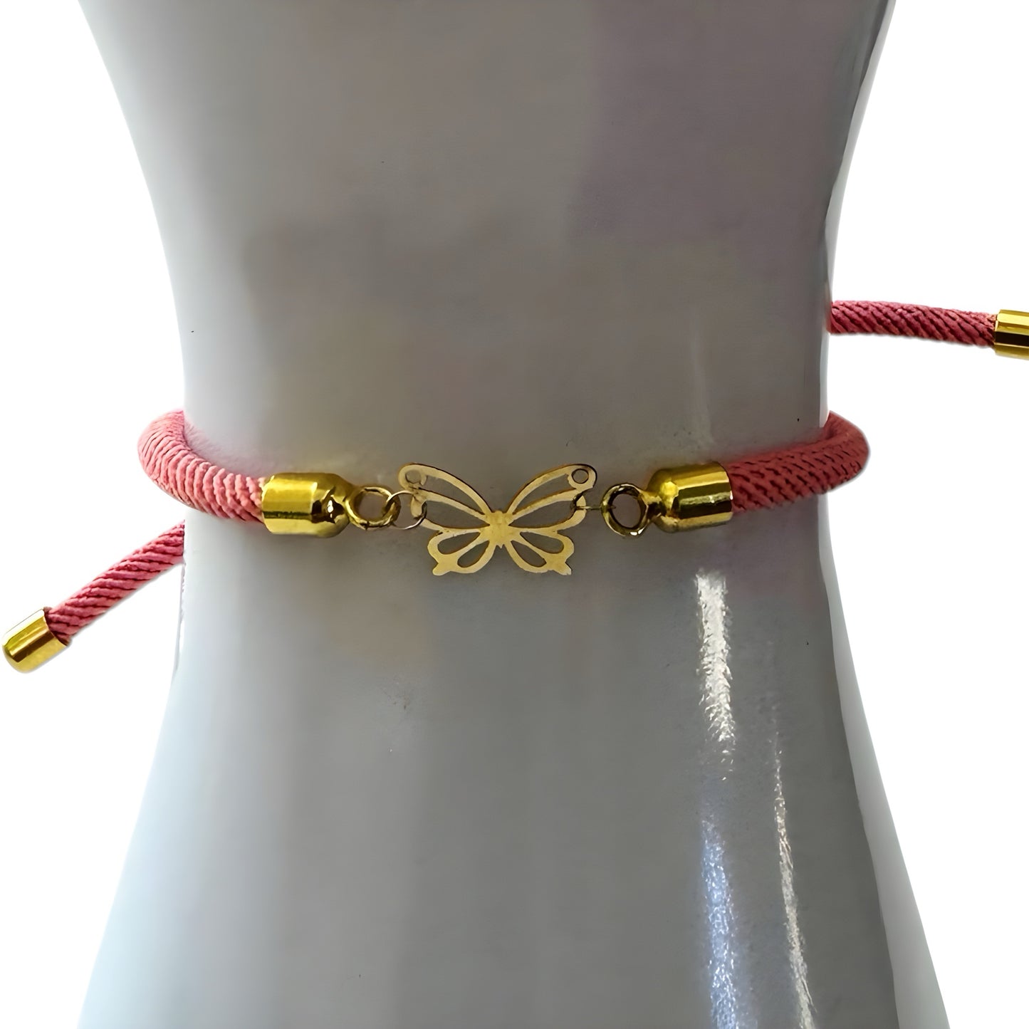 Rope Bracelet with 18K Gold Motif