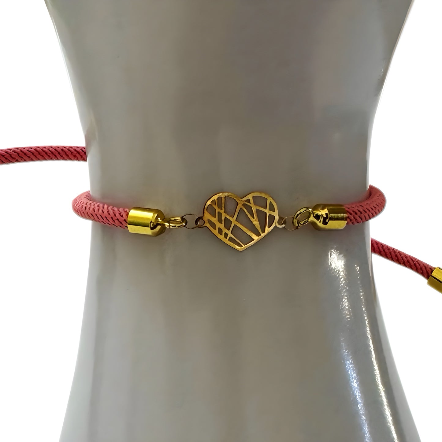 Rope Bracelet with 18K Gold Motif