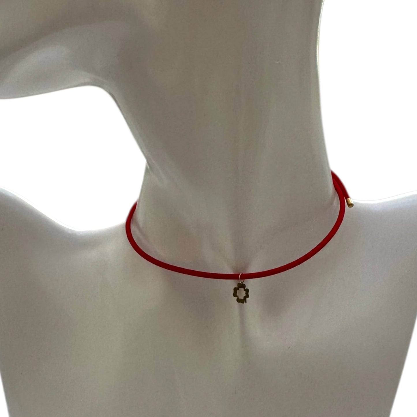 Magnetic Choker with 18K Gold Charm