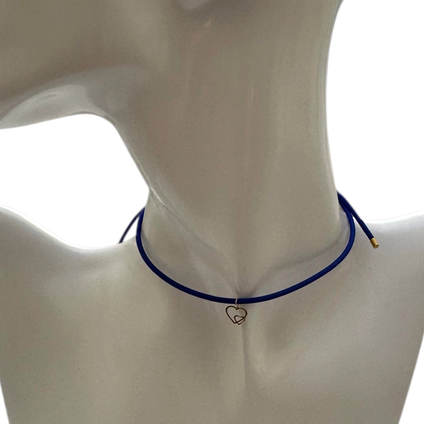 Magnetic Choker with 18K Gold Charm
