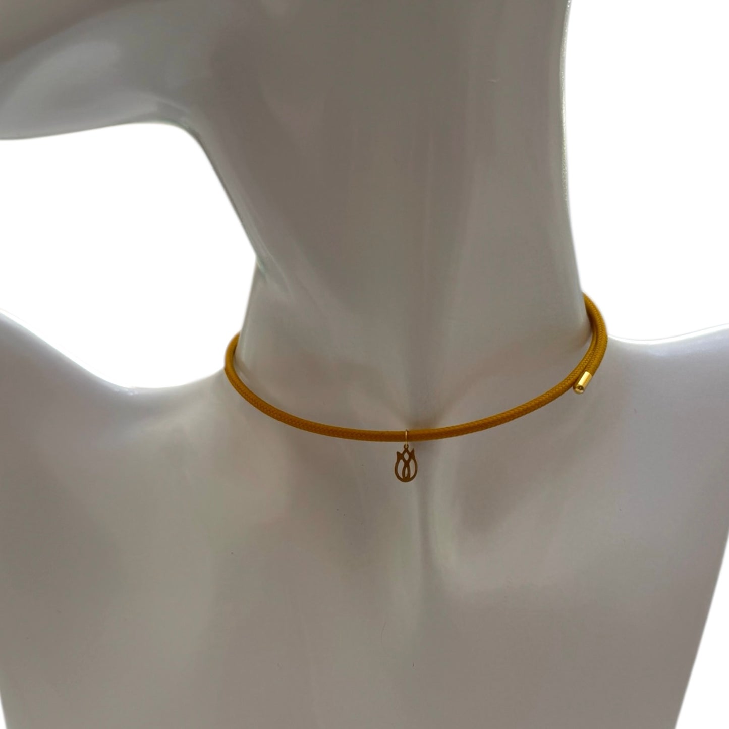 Magnetic Choker with 18K Gold Charm