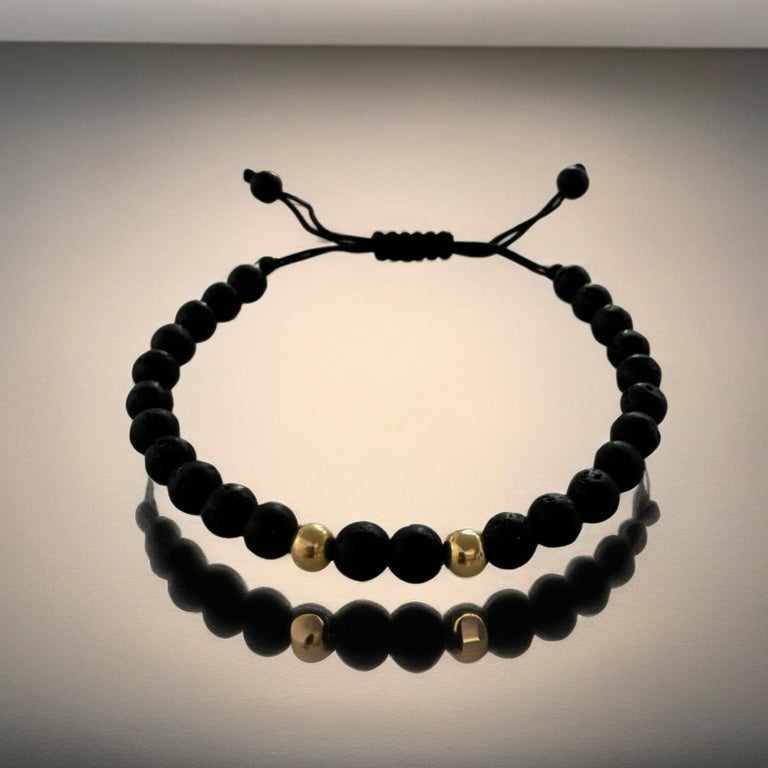 Volcanic Stones and 18K Gold - Bracelet