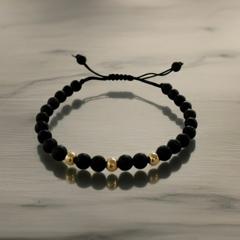 Volcanic Stones and 18K Gold - Bracelet