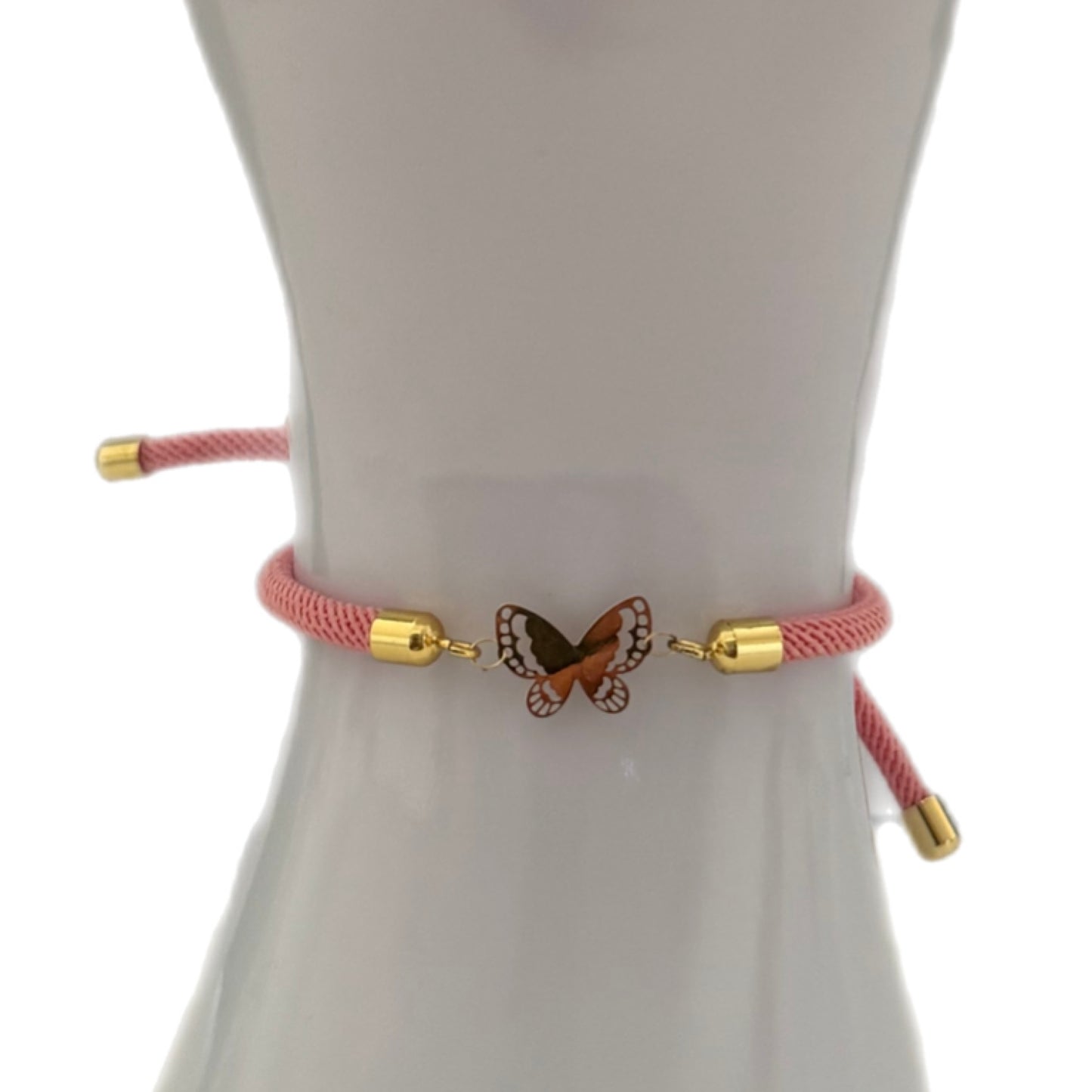Rope Bracelet with 18K Gold Motif