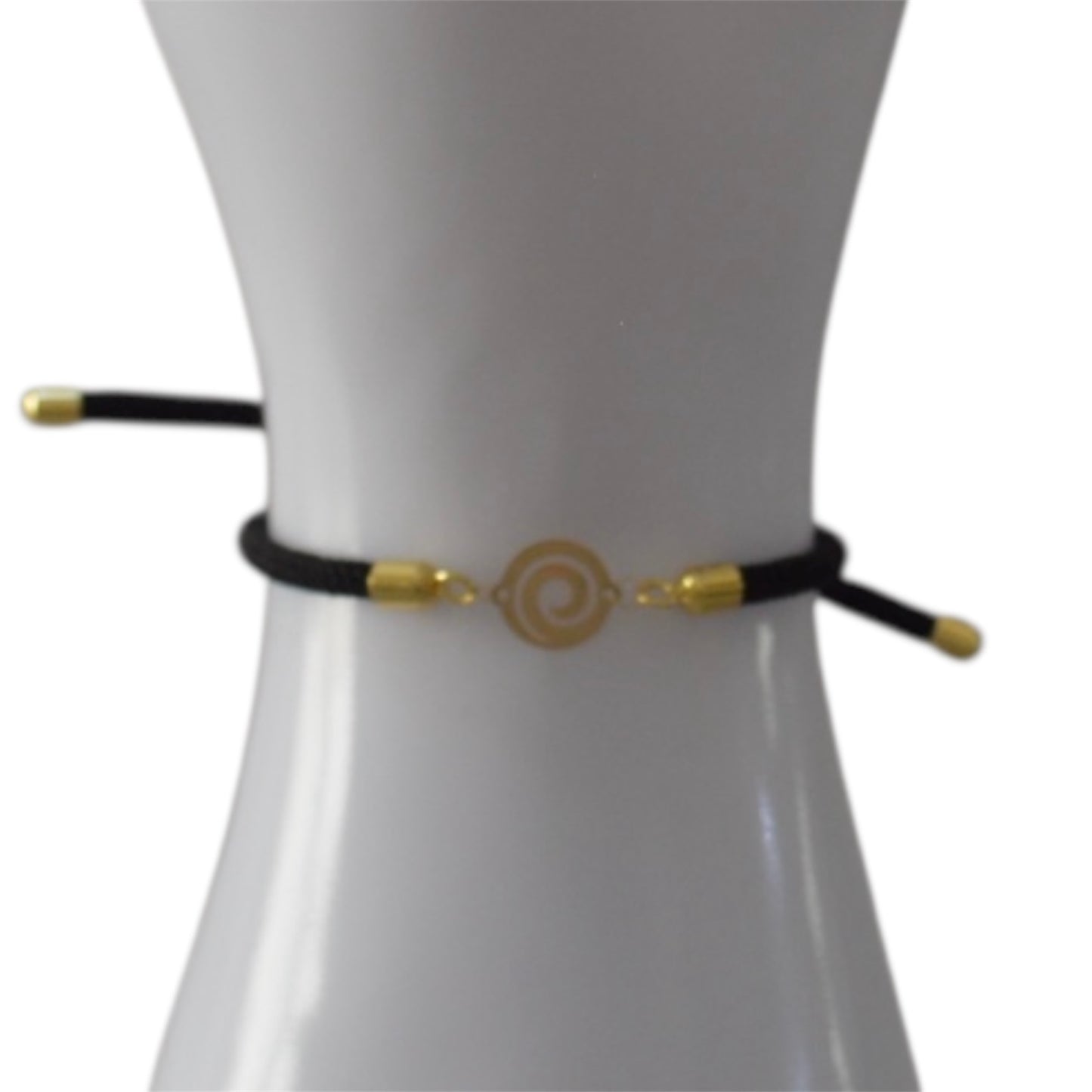 Rope Bracelet with 18K Gold Motif