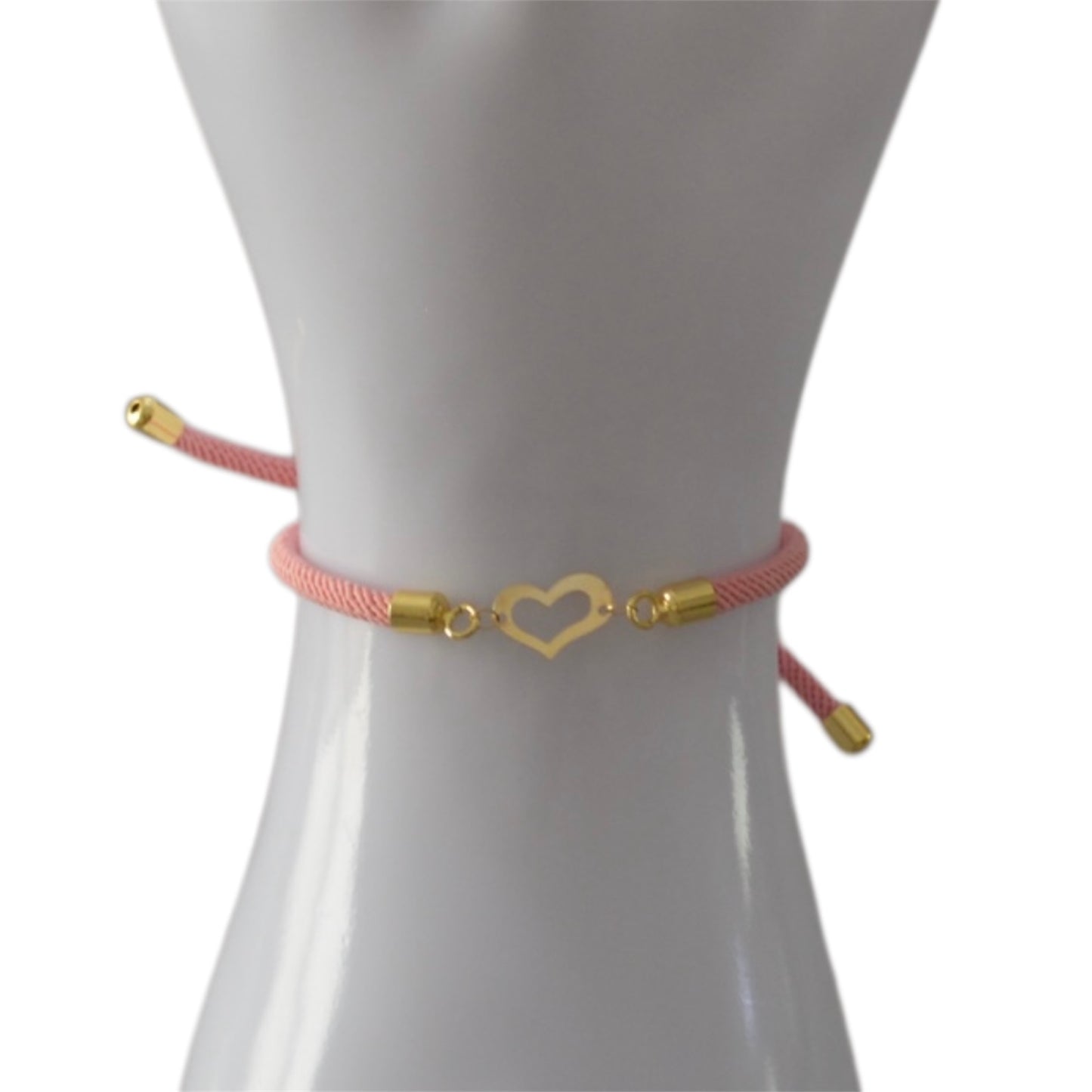 Rope Bracelet with 18K Gold Motif
