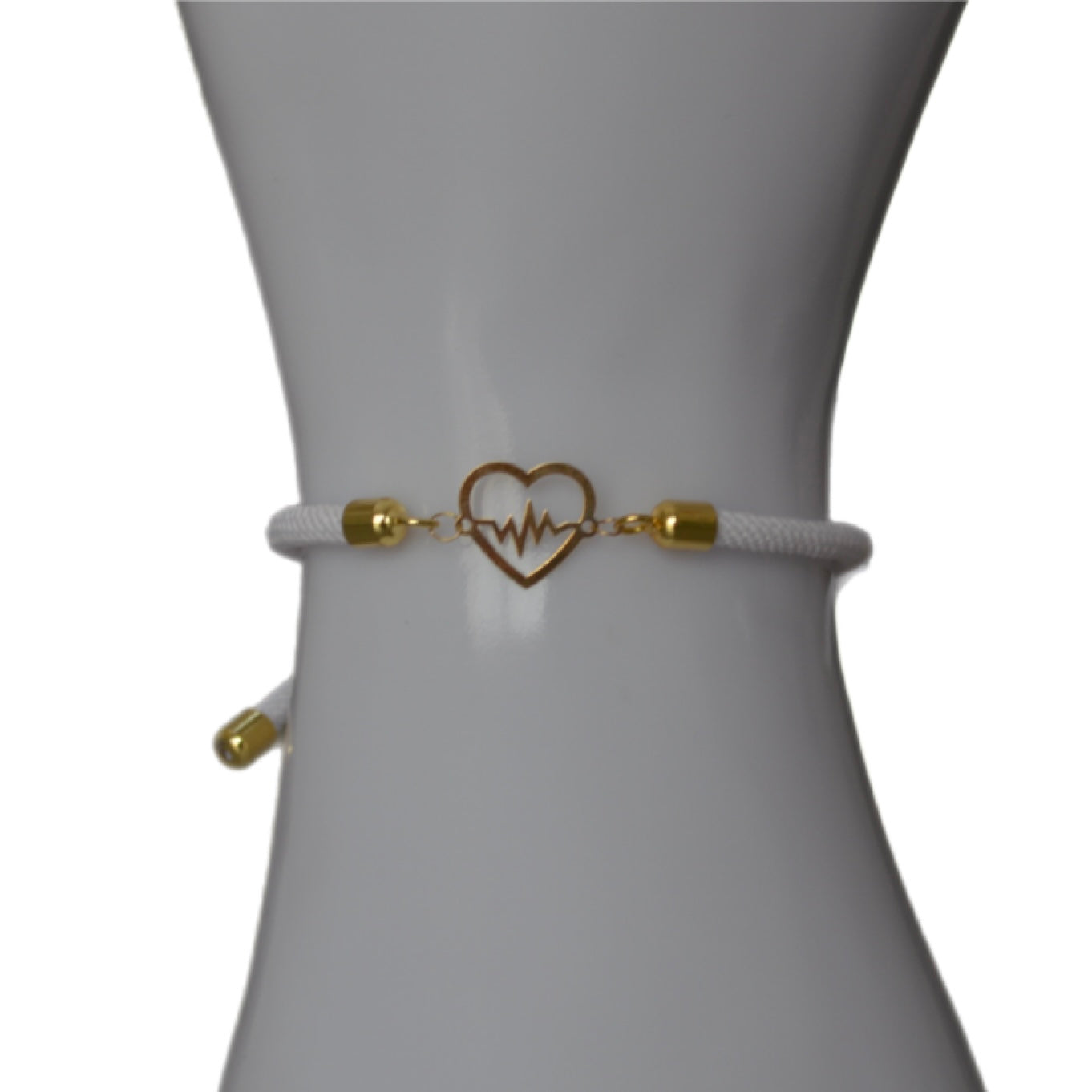 Rope Bracelet with 18K Gold Motif