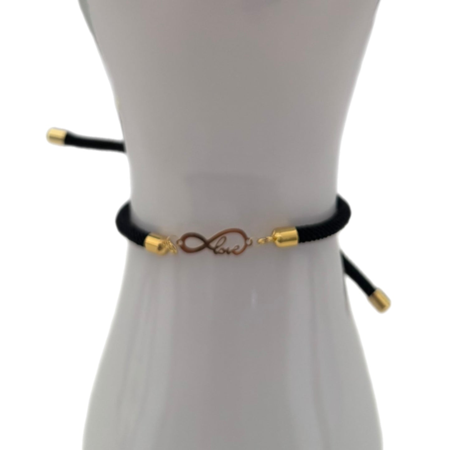 Rope Bracelet with 18K Gold Motif
