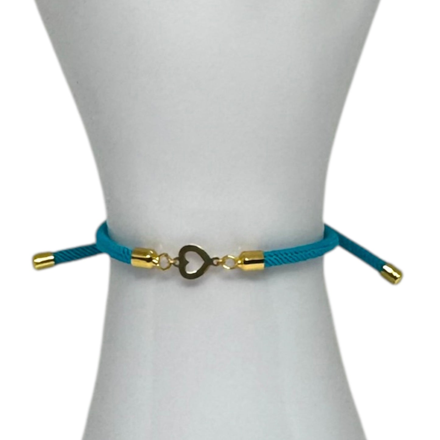 Rope Bracelet with 18K Gold Motif