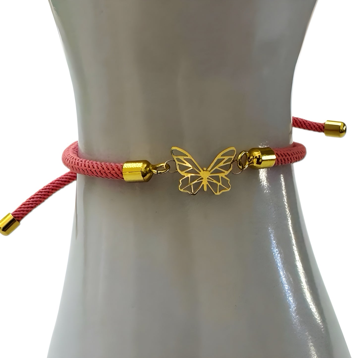 Rope Bracelet with 18K Gold Motif