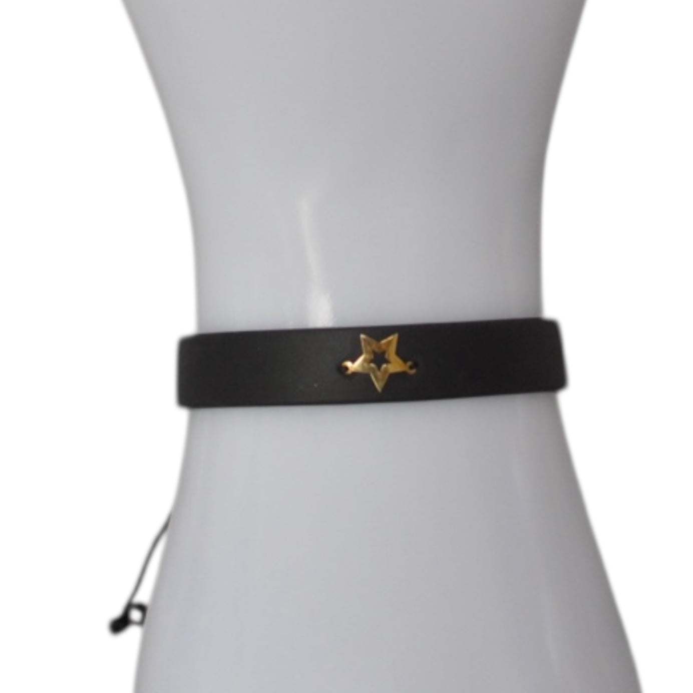 Rubber Bracelet with 18K gold
