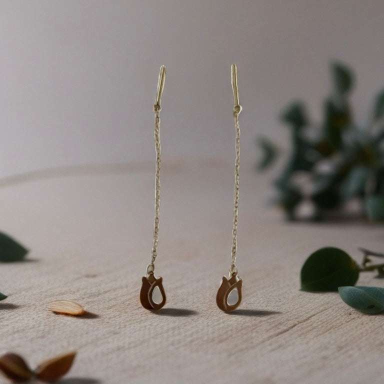 18K Gold Earrings