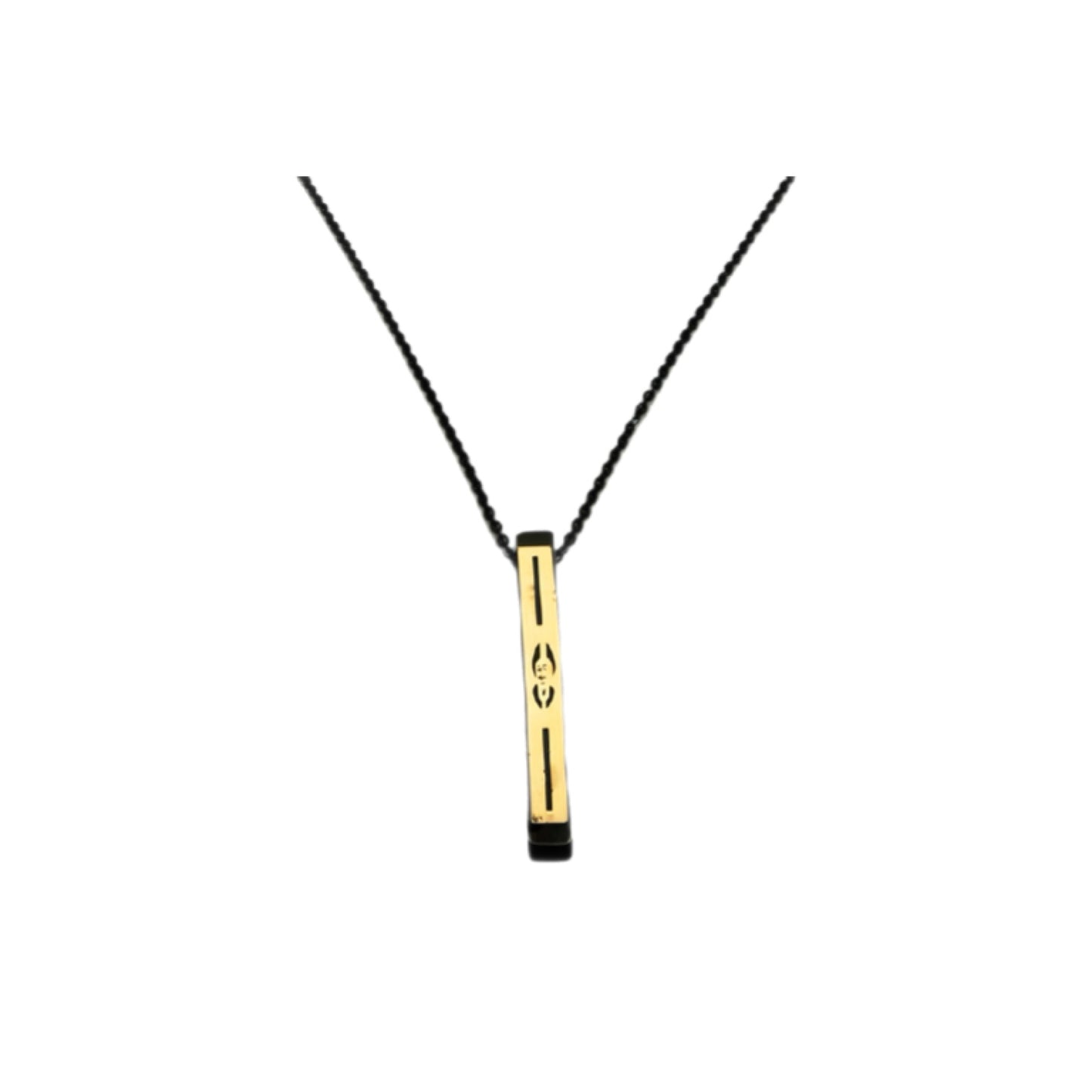 Black Metal Chain Necklace