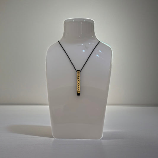 Black Metal Chain Necklace
